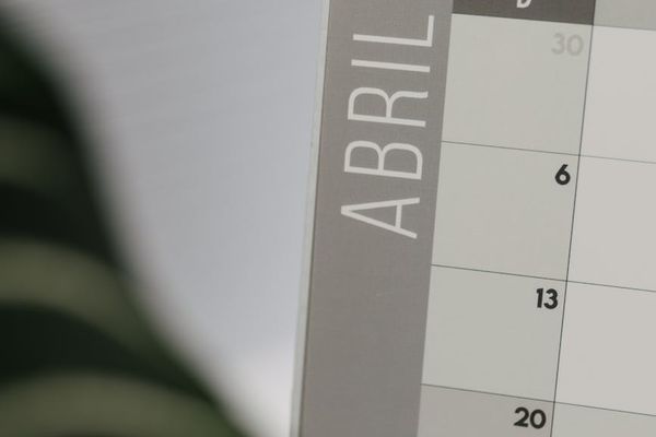 Calendar page with circled dates, symbolizing consistency and habit building.